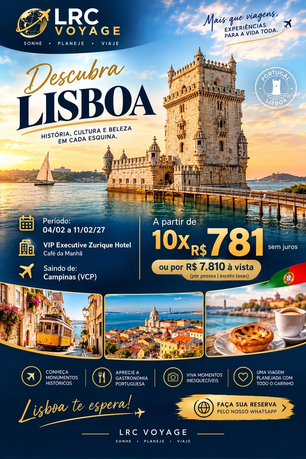 Arte do pacote Lisboa com hospedagem no VIP Executive Zurique Hotel